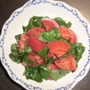 トマトのバジルサラダ